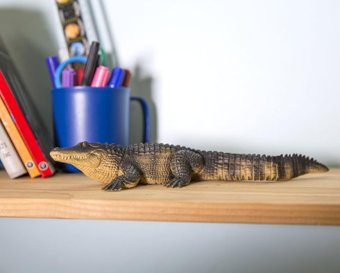 Safari Ltd. Alligator Figurine - Detailed 10.5" Plastic Model Figure - Fun Educational Play Toy for Boys, Girls & Kids Ages 1+...