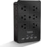 Multiple Plug Outlet Extender Nikleb, Surge Protector 12 Outlets, Plug Extender with 4 USB Ports Shared 4.8A, Wall Outlet Covers with Phone Holder...