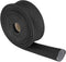 Fiberglass Heat Wrap Wire Shield Sleeve- 1" IDX 10' Adjustable Black Exhaust Heat Shield Spark Plug Wire For Car&Auto Wire Loom Brake Line Cable...
