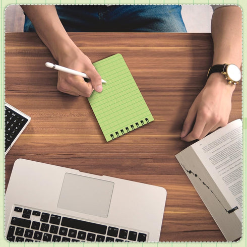 8 Pack Waterproof Notebook 3x5 All-Weather Pocket Notepad Write in The Rain Waterproof Notepad Stone Paper Police Notepad Suitable for Office Outd...
