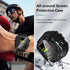 Hensinple Waterproof Case For Apple Watch Band 45mm Series 8/7 with Case, IP68 Waterproof Case built-in Screen Protector 360 Full Protective Shock...