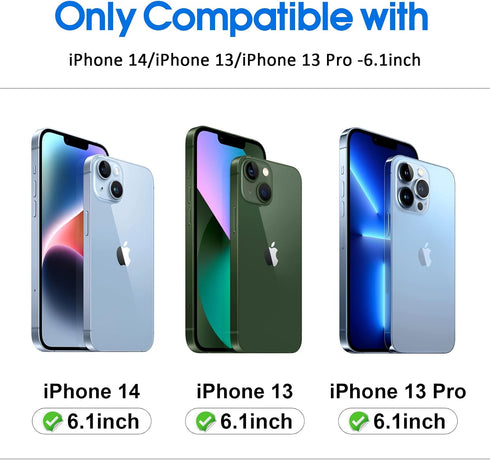 Ambison [2 Pack Matte Glass Screen Protector Designed for iPhone 14 2022/iPhone 13/13 Pro, Install Frame/Bubble Free/Anti-Glare&Fingerprint, 9H Te...