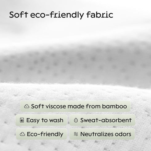 2 Pack Waterproof Viscose Made from Bamboo Pillow Protectors Standard 20x26 Pair Zippered Case, Guaranteed Noiseless Pad, Ultra Plush Absorbent (V...