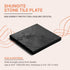 Protection Blocker Shungite Tile 4x4 inches (10x10 cm) | Big Decorative Mineral Square Stone Tile 4 inches | Shungite for Cell Phone | Meditation,...