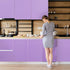 TECKWRAP Permanent Adhesive Vinyl 12" x 10ft, Matte Lavender Purple...