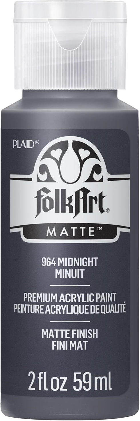 FolkArt 964 Acrylic Paint 2-Ounce, Midnight...