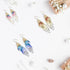 4 Pairs Butterfly Wing Drop Earrings Butterfly Fairy Dangle Earrings Multicolored Butterfly Wing Hook Earrings Simulation Insect Butterfly Wings f...
