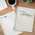 Softcover Everything Is Fine 8.5" x 11" Snarky Spiral Notebook/Journal, 120 Daily Planner Pages, Durable Gloss Laminated Cover, White Wire-o Spira...