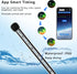 Smart Submersible Aquarium Light with App Timer, 7.5 Inches LED Fish Tank Light, RGB 16 Million Colors Changing, 7/24 On/Off Automatic, Aquarium L...