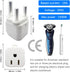 South Africa Travel Plug Adapter,South Africa Plug Adapter 3 Prong Safe Grounded USA to Any Type M for Country Such as Botswana,Nepal Pakistan,Nam...