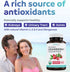 Organic Cranberry Pills - 50:1 Concentrate Equals 25,000mg of Fresh Cranberries (Vegan) for Urinary Tract Health & Kidney Cleanse - Cranberry Pill...