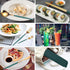 AARAINBOW 8 Pieces Stainless Steel Flatware Set Portable Reusable Cutlery Set Travel Utensils Set Including Chopsticks Knife Fork Spoon Straws Cle...