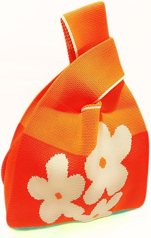 Faishion Wrist Knitting Handbag Bag Tote Bag Hobo Handbag Purse Lightweigh for Women,girls Use FOR daily base use...