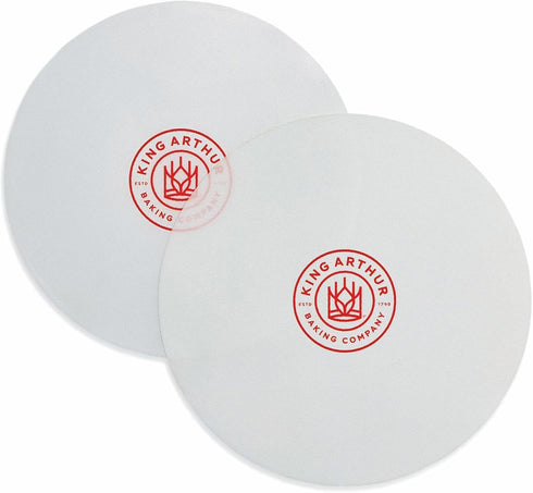 King Arthur Baking Company Round Cake Pan Liners, Reusable Nonstick European-Grade Silicone, 9-Inch, Set of 2...