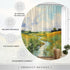 Van Gogh Shower Curtain Abstract Oil Painting Art Green Country Natural Landscape Bathroom Decor Set with Hooks 70X70 Inch...
