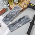 2pcs Marble Pattern Acrylic Knife Handle Scales Black Knife Grips Sheets Knife Scales Slabs Making Rectangle Knife Handle Tool 6.3×2×0.27inch for ...
