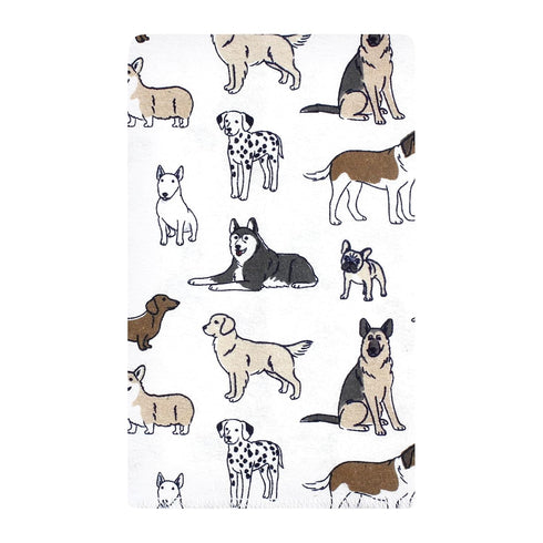 Hudson Baby Unisex Baby Flannel Burp Cloth 10pk, Handsome Dogs, One Size...