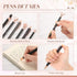 6 Pcs Ballpoint Pens Set Metal Crystal Diamond Pen for Journaling Black Ink Ballpoint Pens Liquid Sand Glitter Pen Fancy Pens Gifts for Woman Girl...