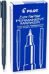 Pilot Extra Fine Point Permanent Markers, Blue Ink, 12-Pack (44103)...