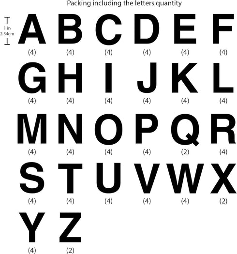 Iron on 1-Inch Transfer White Letters for Clothing - 2 Sheet (White)...