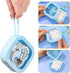 2pcs Hair Tie Organizer Boxes,Small Portable Hair Tie Holder Organizer Can Be Stackable Or Hung On The Wall,Best for Hair Ties Storage or Small It...