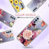 Osophter for Galaxy A32 5G Case: Girls Women Flower Floral with Screen Protector Flexible TPU Rubber Phone Cover for Samsung Galaxy A32 5G(Purple ...