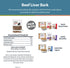 JustFoodForDogs Limited-Ingredient Beef Liver Healthy Dog Treats, Preservative-Free, Made in The USA, 5 oz...