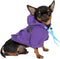 Adjustable Neck Girth Dog Clothes Small Dogs Hoodie Cozy Warm Winter Pullover Clothing Sweater for Tiny Puppy Sweatershirt - Purple Small...