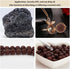 PH PandaHall 470pcs 8mm Natural Lava Beads Brown Lava Stone Beads Oil Diffuser Chakra Bead Round Loose Energy Stone Brown Gemstone Bead for Jewelr...