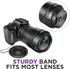 Altura Photo 5 Pcs Lens Cap Keeper, Camera Lens Cap Leash for DSRL & Mirrorless Lenses - Lens Cap Tether/Lens Holder for Canon, Nikon, Sony, Sigma...