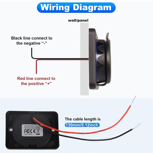 RV USB Outlet, 12 Volt USB Wall Outlet with 18W PD USB-C and Quick Charge 3.0 USB-A Charger Socket, Dual Port 12V-24V Quick Car Charger Panel Type...