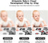 Black and White High Contrast Baby Book for Newborn with Baby Flashcards, Infant Tummy Time Soft Cloth Book Crib Toys, Washable Non-Toxic Early Ed...