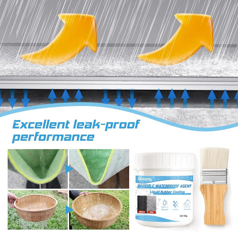 Waterproof Glue Sealant Clear 300g, Invisible Waterproof Agent, Super Strong Invisible Waterproof Anti-Leakage Agent, Waterproof Coating Suitable ...