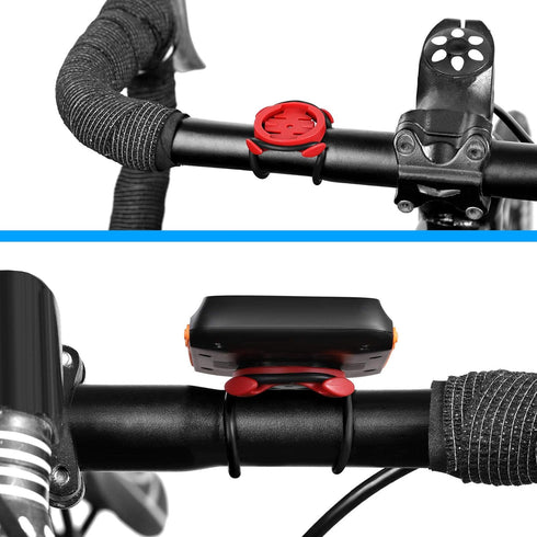 CooSpo Bike Computer Mount, Out-Front Bike Computer Mount Compatible with Garmin,Wahoo,XOSS Bike Computer, Out Front Bracket Plastic Bike Computer...