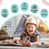 Kids Explorer Kit - Outdoor Pretend Play Kit for Kids - Montessori Outdoor Toys with Wooden Camera Toy, Magnifying Glass, Binoculars, Compass - Ca...