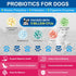 Dog Vitamins Powder, Probiotics & Digestive Enzymes for Gut Health, Glucosamine & Chondroitin & Omega 3, Complete Supplement for Homemade Dog Food...