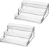 mDesign Plastic Kitchen 3-Tier Spice Rack Holder, Storage Organizer for Cabinet, Counter, Pantry, Shelf, Hold Spices, Seasoning, Jars, Canned Food...