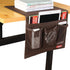 Bedside Storage Organizer - Table Cabinet Organizer Caddy for Remotes, Phone, Glasses (Classic 4 Pockets - Coffee)...