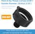 275 330 Gn IBC Tote Tank Food Grade Drain Adapter S60 BUT Female x 3/4" BSP/NPT Male, Water Hose Male Adapter Garden Hose Drain Plug Connector...