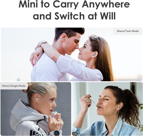 PALOVUE Wireless Earbuds, in-Ear Earphones with Bluetooth 5.3, Built-in Mic, 35H Playtime Deep Bass Stereo, with Lightweight Compact Charging Case...