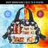 Insulated Lunch Box For Women Office Work Designer Small Lunch Cooler For Girls Fit Fresh Thermal Hot Lunch Bag For School Teen Three Pocket Soft ...