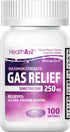 HealthA2Z® Gas Relief Simethicone 250mg | Maximum Strength | Fast Gas Relief | Relieve Symptoms Naturally (100 Softgels (Pack of 1))...
