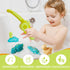 Bath Toys for Kids Ages 1-3 - Magnetic Fishing Toy with Fishing Rod, 8PCS Water Table Toys Soft Rubber Dinosaurs Fishing Game Floating Pool Bathtu...