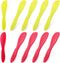 10 Pieces Plastic Butter Spreader Multi Purpose Butter Knife Spreader Versatile Knife Frosting Knives for Soft Cheese Cream Icing, 7 x 1.4 Inch(Ye...