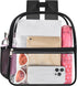 USPECLARE Clear Backpack for Stadium Approved 12×6×12, Water proof Clear Bag for Stadium Events and Concert Work Sport Event...