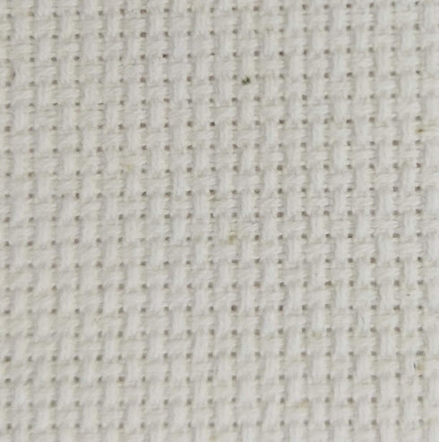 19" x 28" 14CT Counted Cotton Aida Cloth Cross Stitch Fabric (Antique White)...