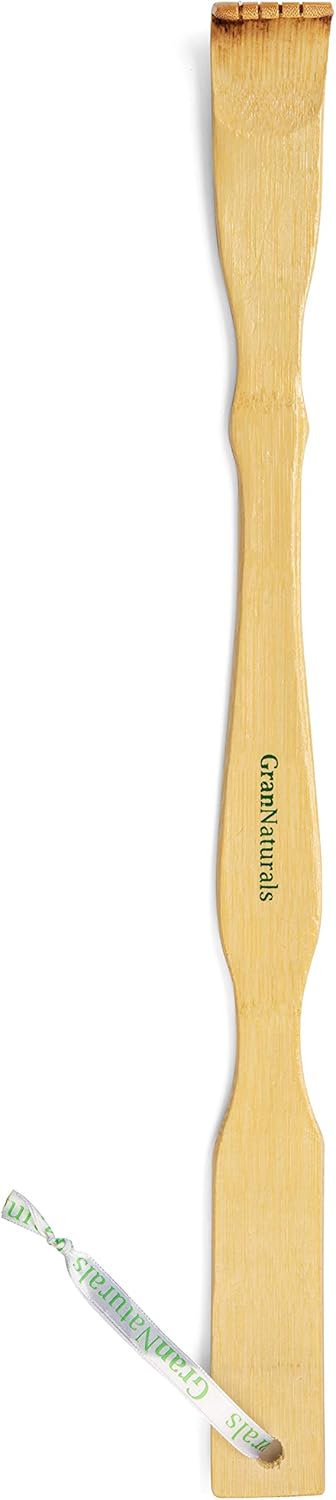 GranNaturals Bamboo Back Scratcher - Long Wooden Claw for Scratching Hard-to-Reach Itchy Spot - Lightweight Therapeutic Massage & Relaxation Scrat...