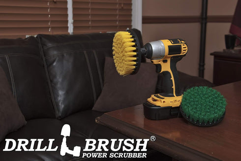 Bathroom Accessories - Power Scrubber Bathroom and Kitchen Brush Set - Cleaning Supplies - Drill Brush- Bath Mat - Shower Cleaner - Soap Scum, Min...