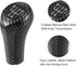 X AUTOHAUX 5 Speed Manual Gear Stick Shift Knob Transmission Gear Lever Stick Shifter Handle Carbon Fiber Pattern for BMW 1 Series E81 E82 E87 251...