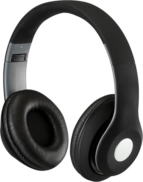 iLive IAHB48MB Bluetooth Over-The-Ear Headphones with Microphone (Matte Black)...